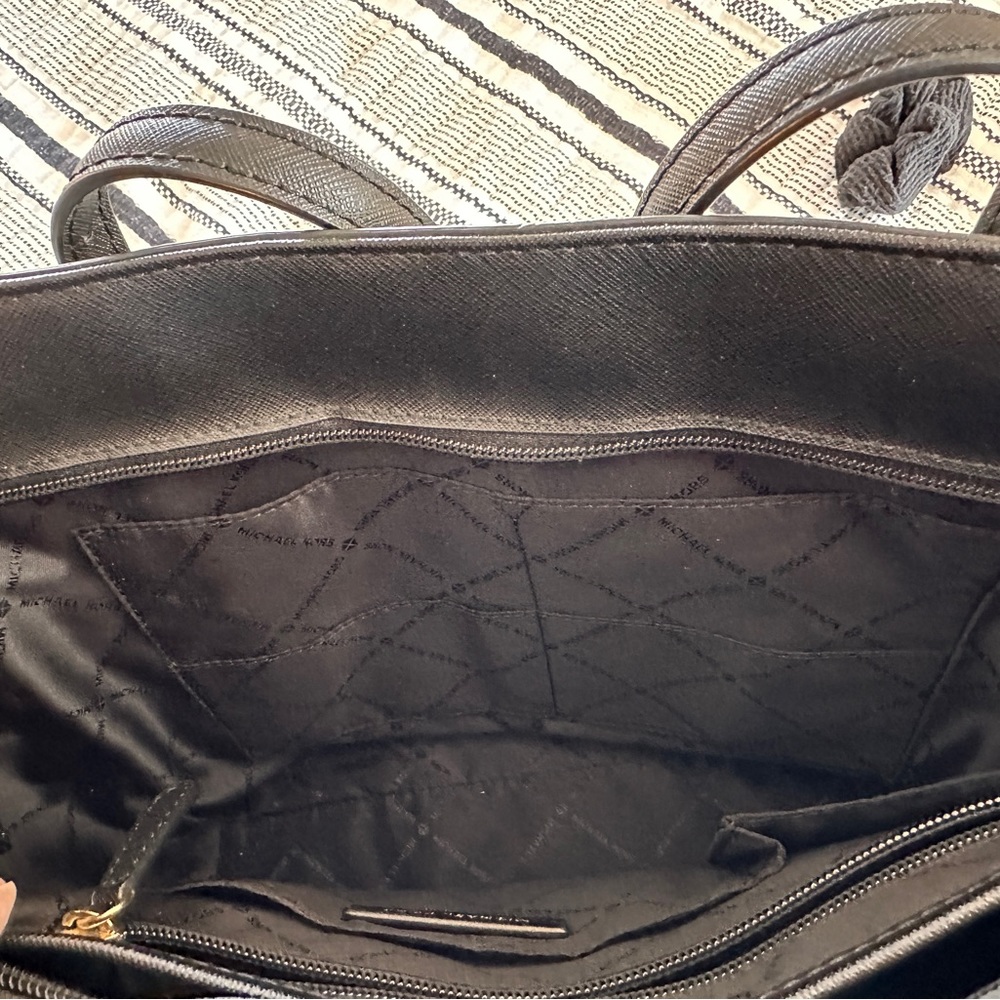 Michael Kors saffiano leather travel bag